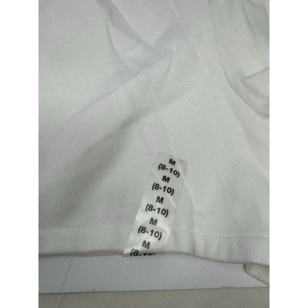 NWT Polo Ralph Lauren Kids M (8-10) Sweat Shorts White Fleece Black Pony M8